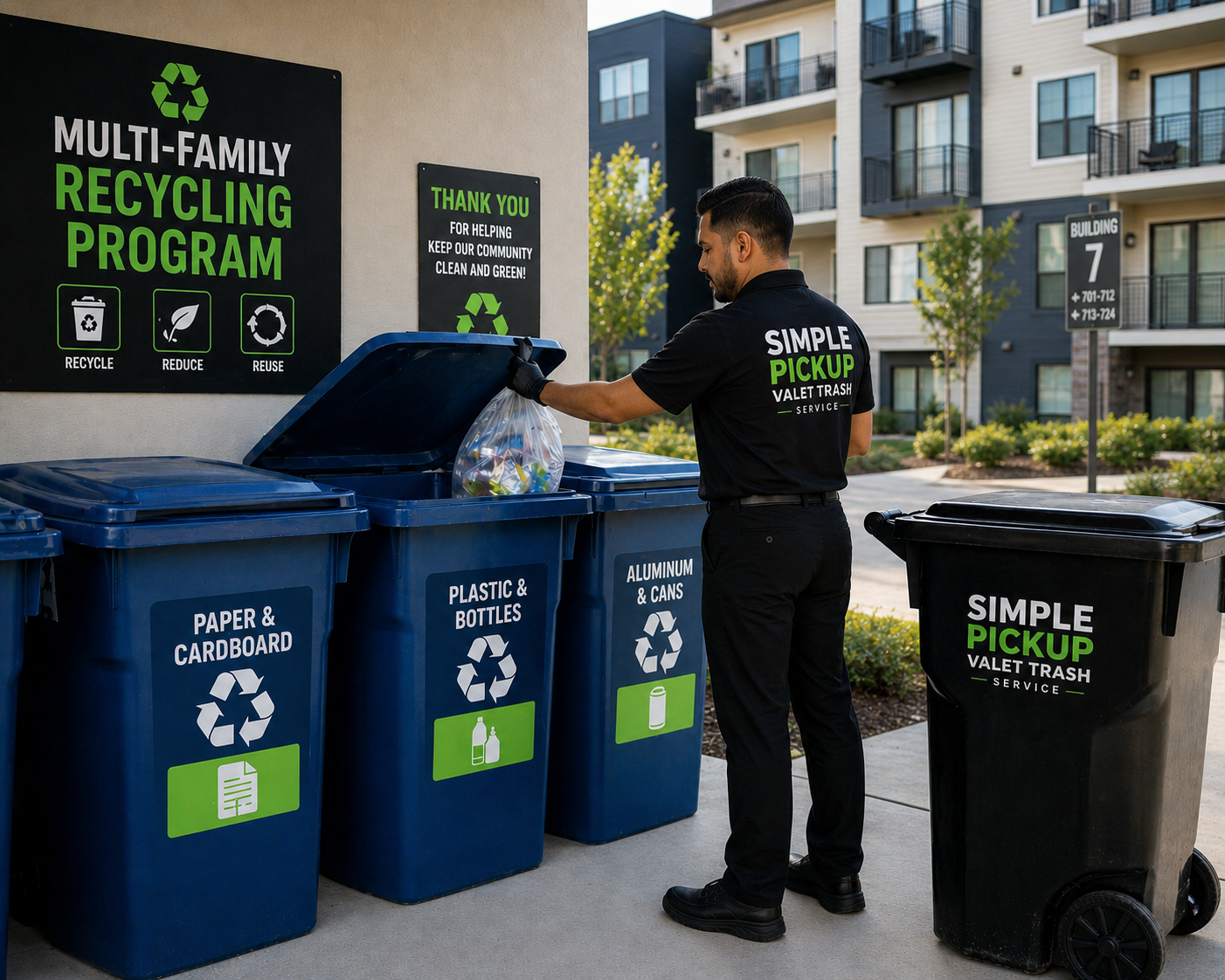 Multi-family recycling programs Houston